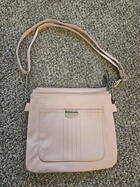 Blush Pink Rosetti Crossbody Bag